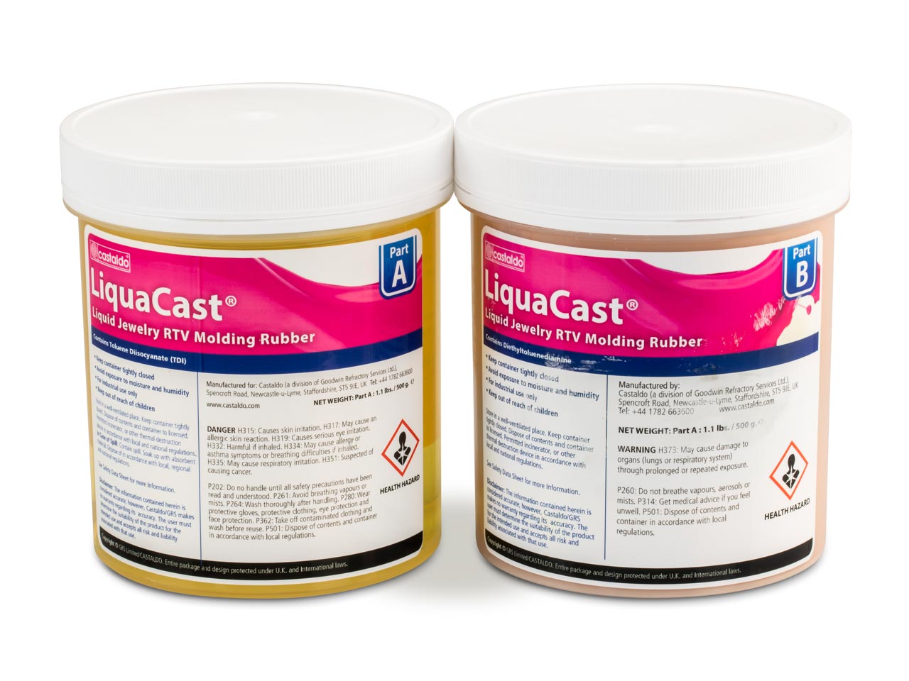 Castaldo LiquaCast, RTV Liquid Moulding Rubber, Cold Cure, 1kg, Pink Questions & Answers