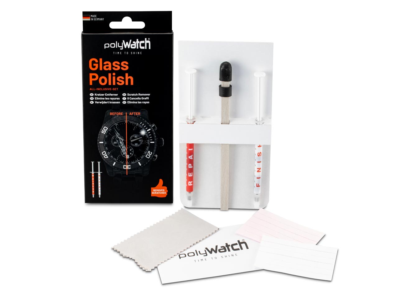 polyWatch Glass Polish And Scratch Remover Kit Questions & Answers