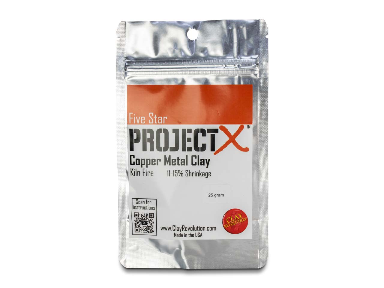 Do you have a safety data sheet for Project X Copper Clay 25g?