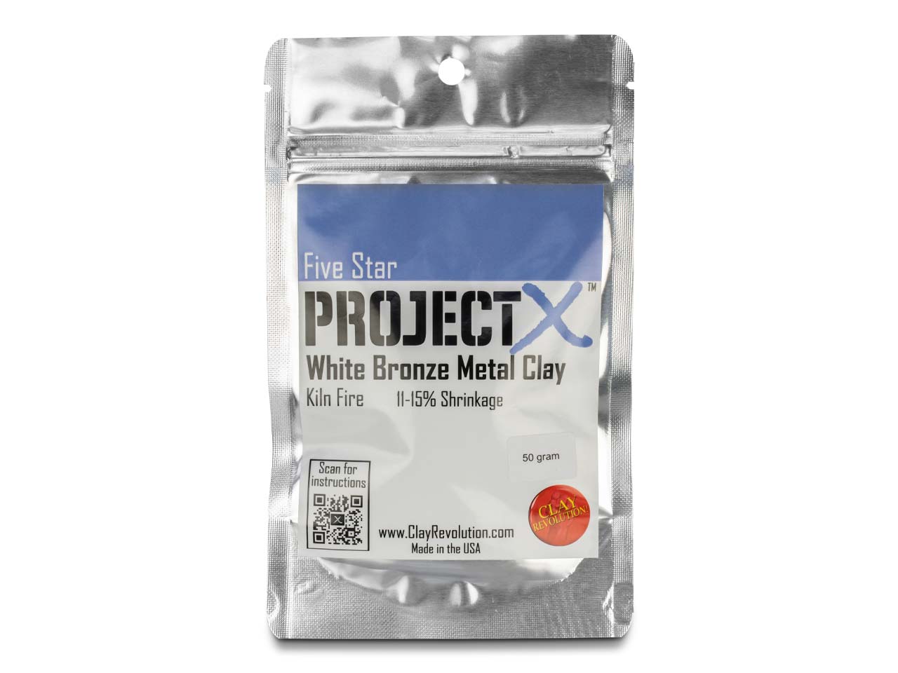 Do you have a safety data sheet for Project X White Bronze Clay 50g?