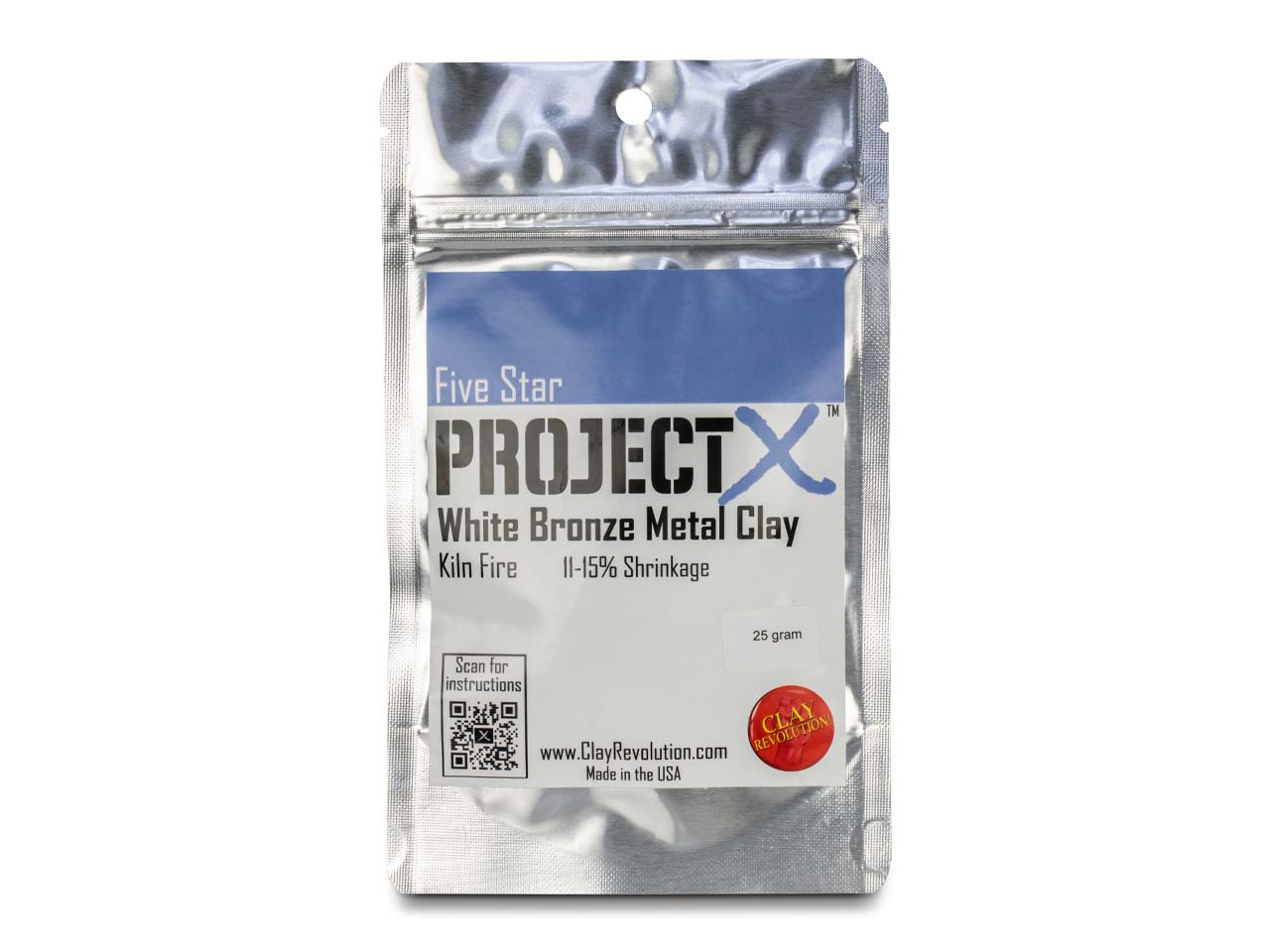 Do you have a safety data sheet for Project X White Bronze Clay 25g?