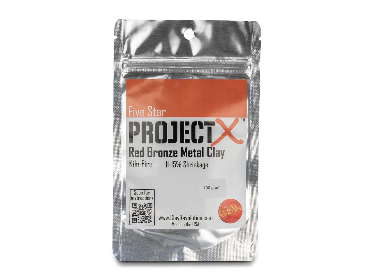 Do you have a safety data sheet for Project X Red Bronze Clay 100g?