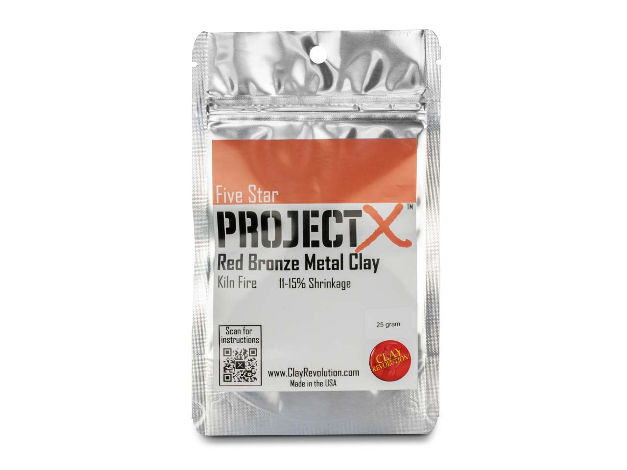 Do you have a safety data sheet for Project X Red Bronze Clay 25g?
