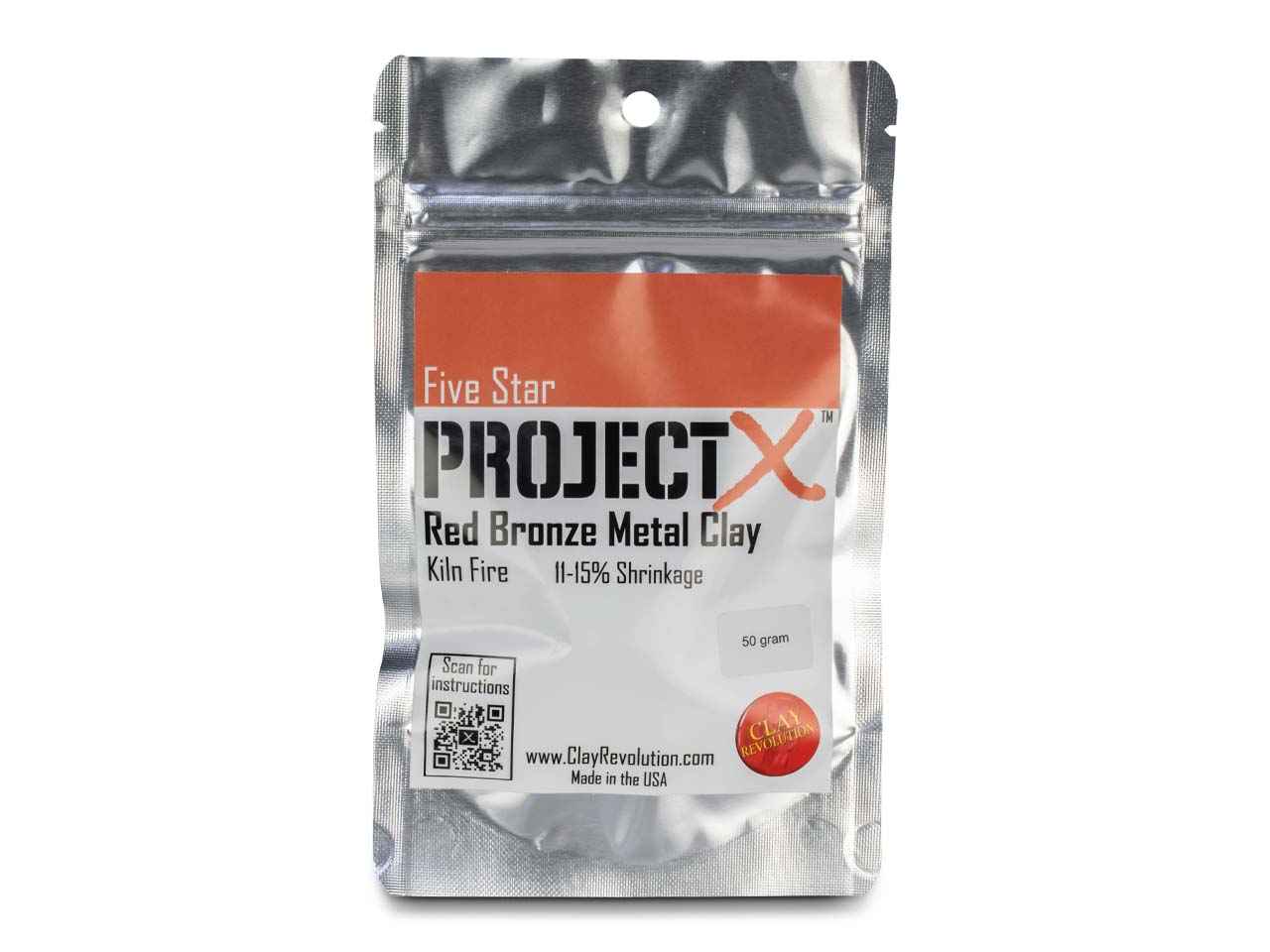 Do you have a safety data sheet for Project X Red Bronze Clay 50g?