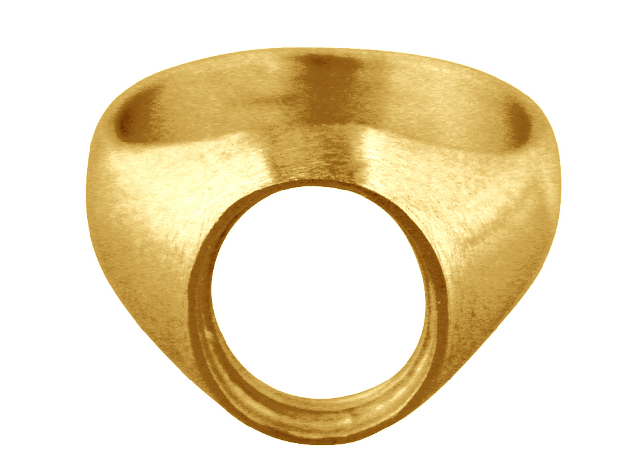 9ct Yellow Gold Rubover Ring Single Stone Oval Hallmarked Stone Size 12x10mm Size Q Open Back And Hollowed Shoulders Questions & Answers