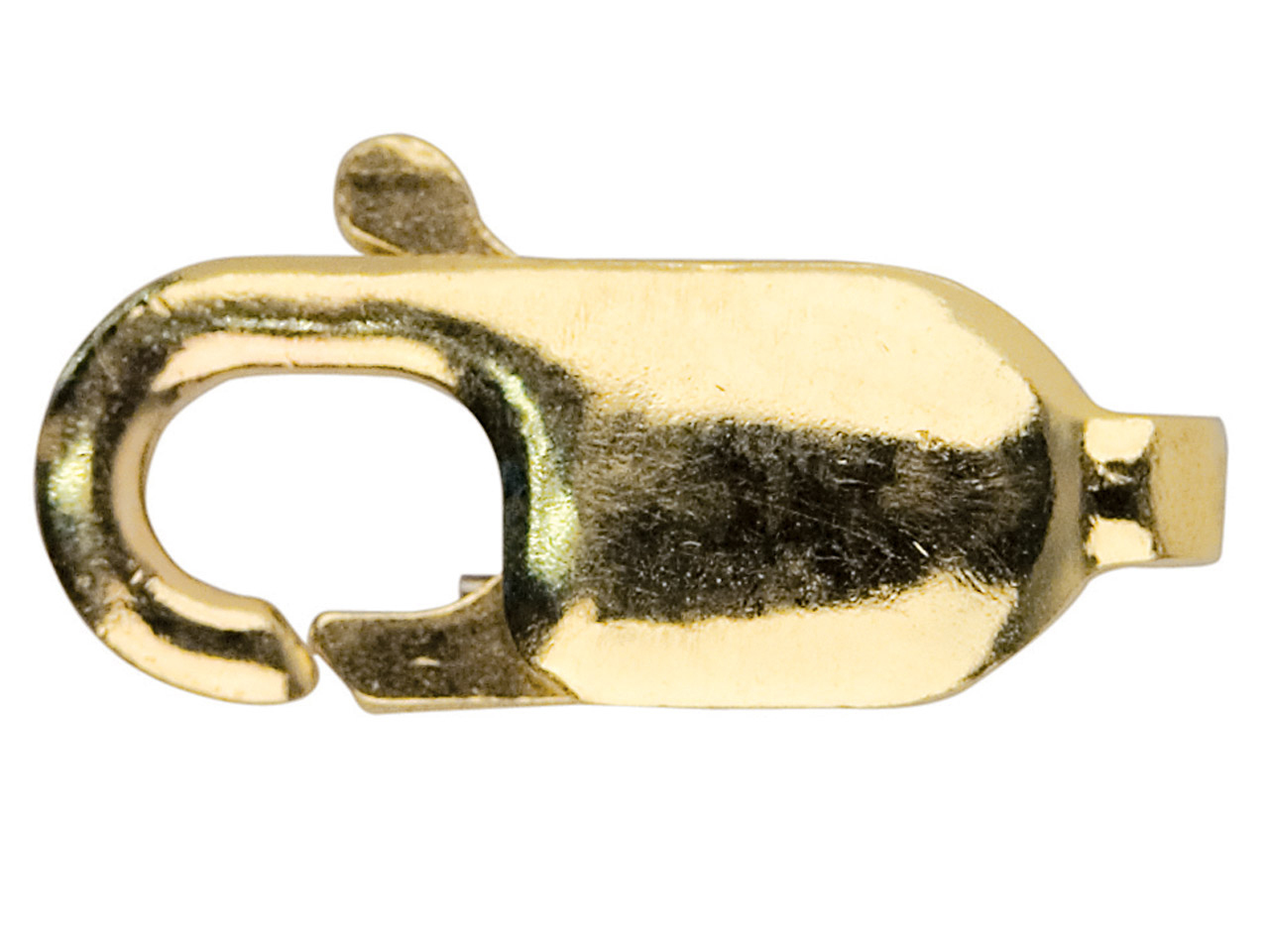 9ct Yellow Gold Lobster Trigger Clasp Catch Oval 9mm Questions & Answers