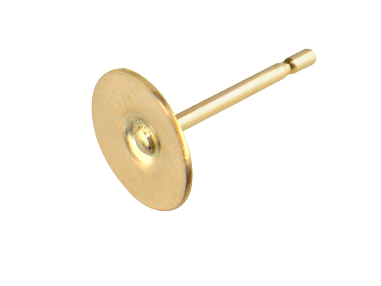 9ct Yellow Gold Peg And Flat Disc 5mm Questions & Answers