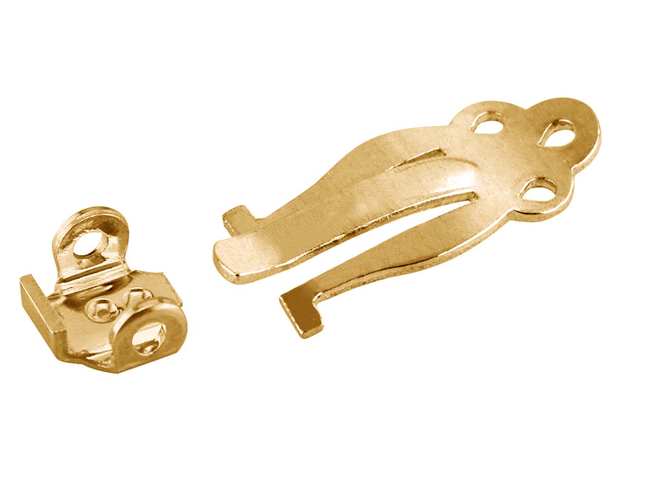 9ct Yellow Gold Ear Clip Flat Stamped Unassembled - Medium Questions & Answers