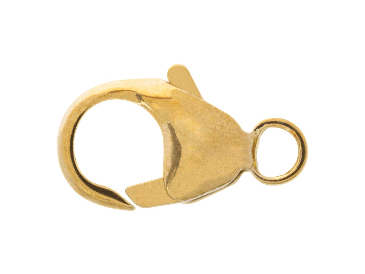 18ct Yellow Gold Heavy Oval Lobster Trigger Clasp Catch 13mm Questions & Answers