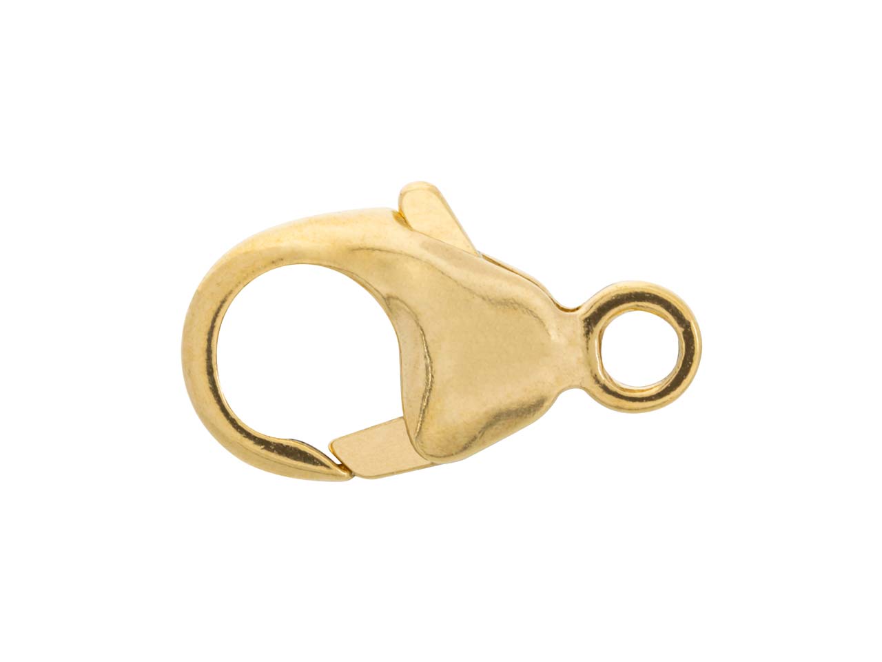 18ct Yellow Gold Oval Trigger Clasp 16mm Questions & Answers