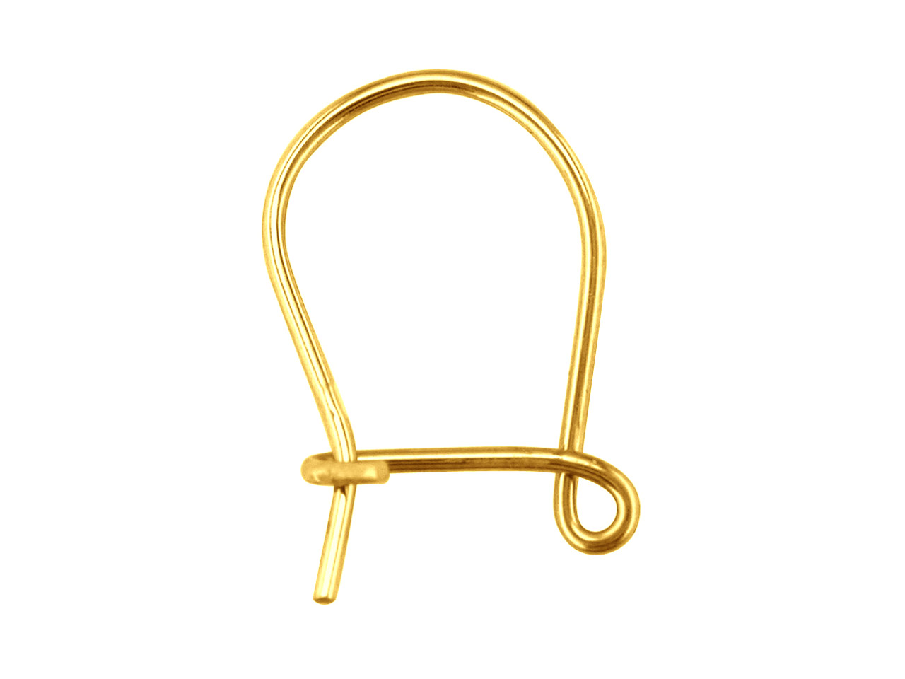 18ct Yellow Gold Safety Earring Hook Wire 371, 100% Recycled Gold Questions & Answers