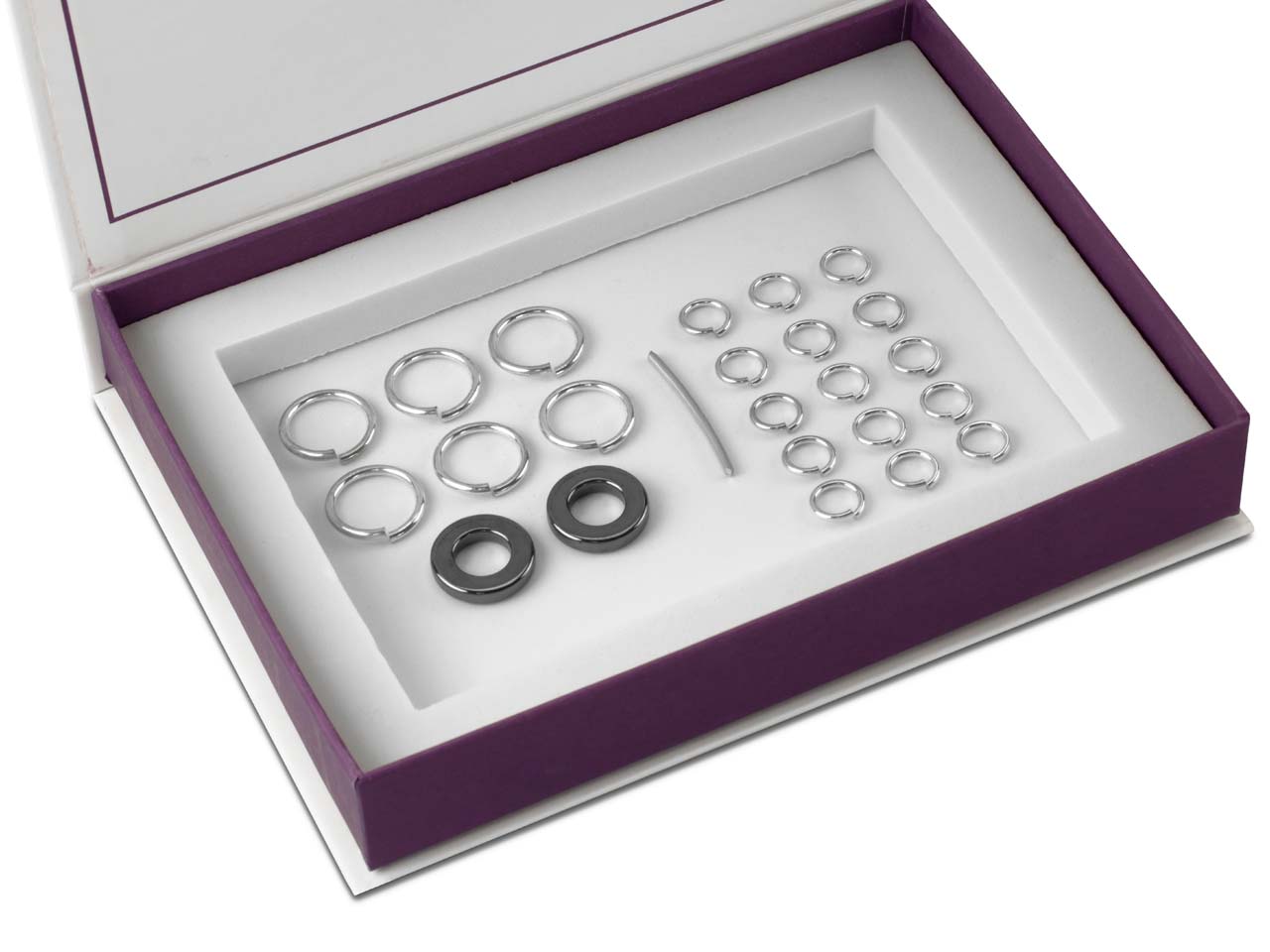 Argentium Silver Endless Circles Bracelet Kit With Hematite Rings Questions & Answers