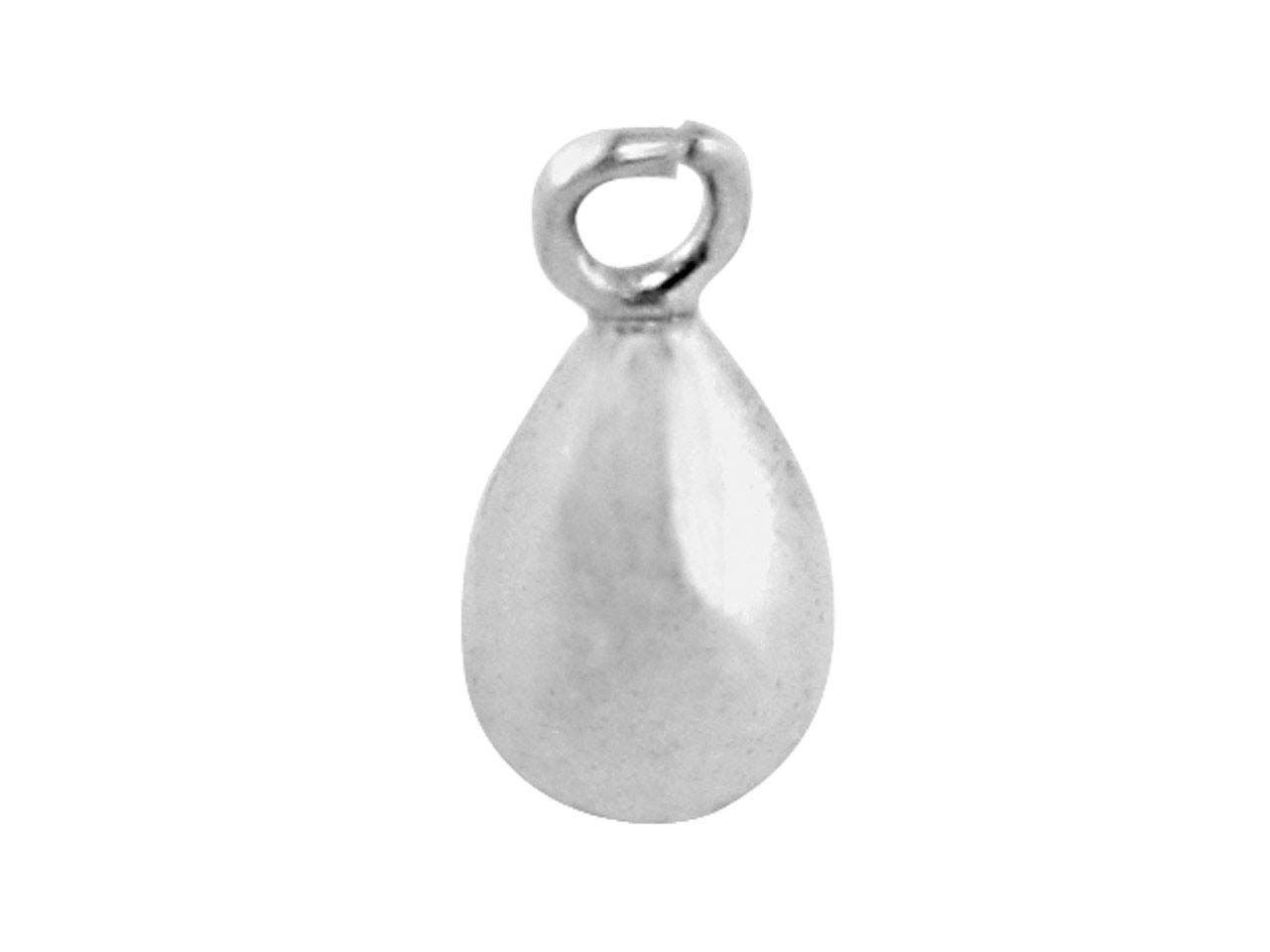 Sterling Silver Teardrop Solid Bead 7mm, 100% Recycled Silver Questions & Answers