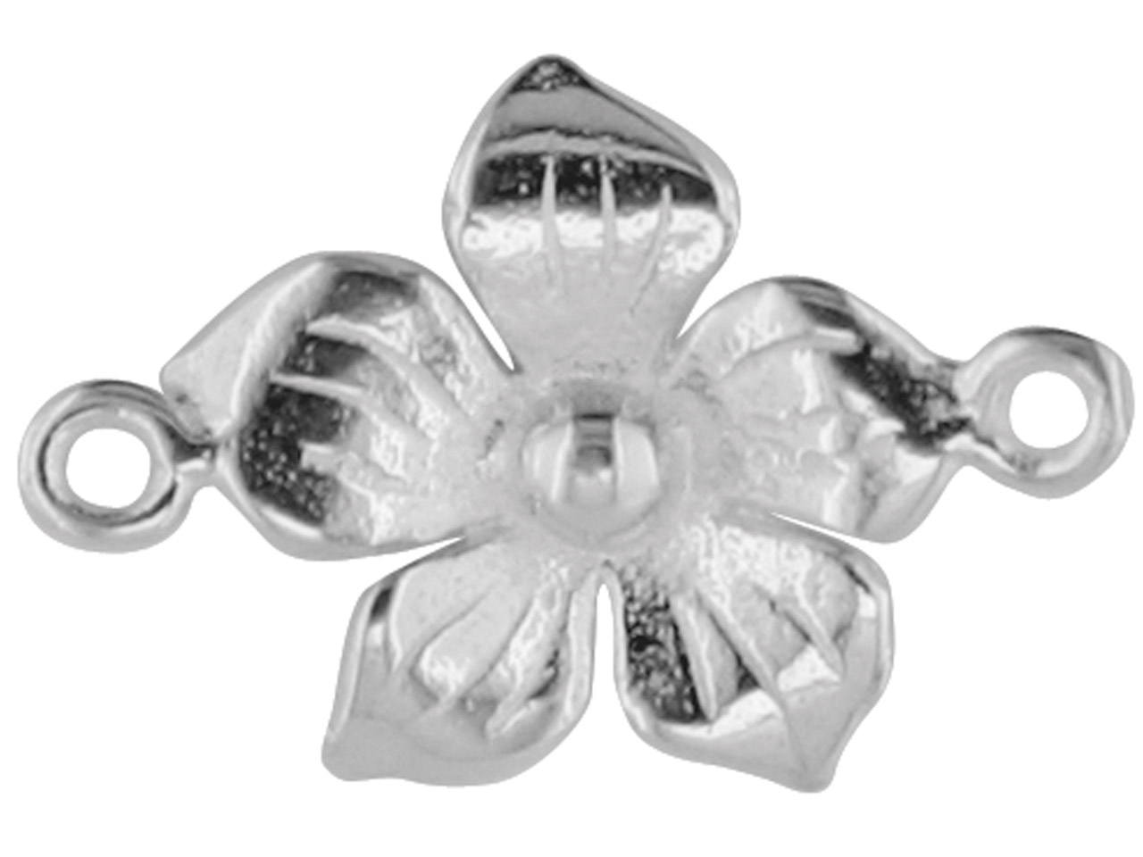 What can the silver 5 petal flower spacer be used for?