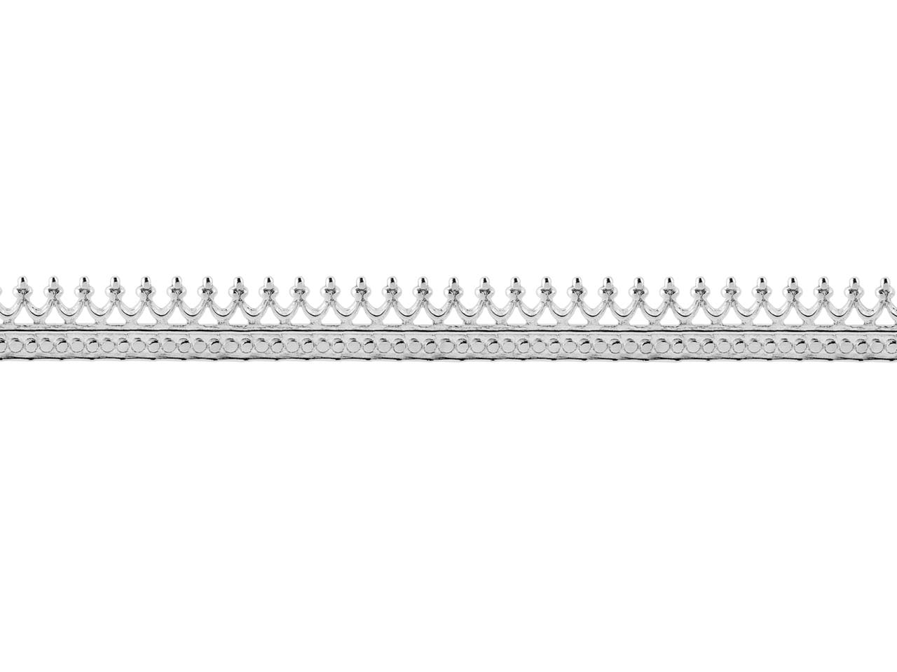 Sterling Silver Crown Gallery Strip 5.1mm Questions & Answers