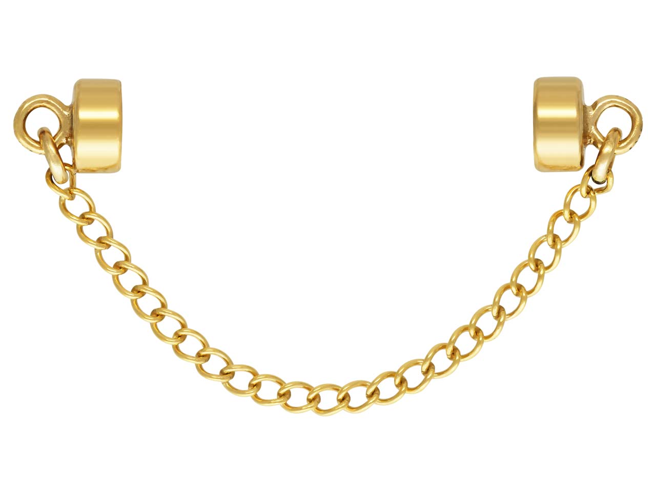 Gold Filled Safety Chain With Magnetic Clasp 40mm Questions & Answers