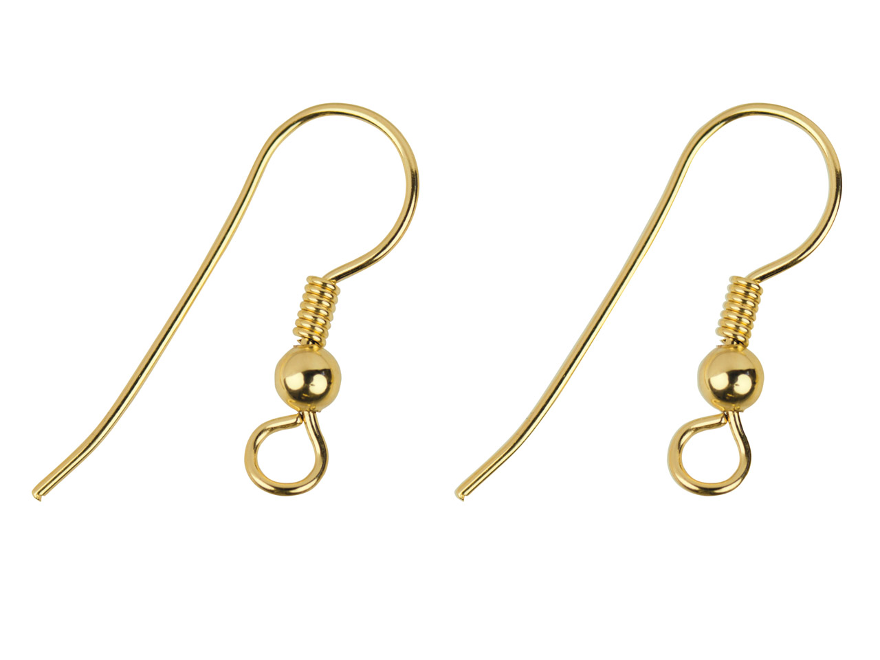 Gold Filled Ear Wire With Coil And Bead Pack of 2 Questions & Answers