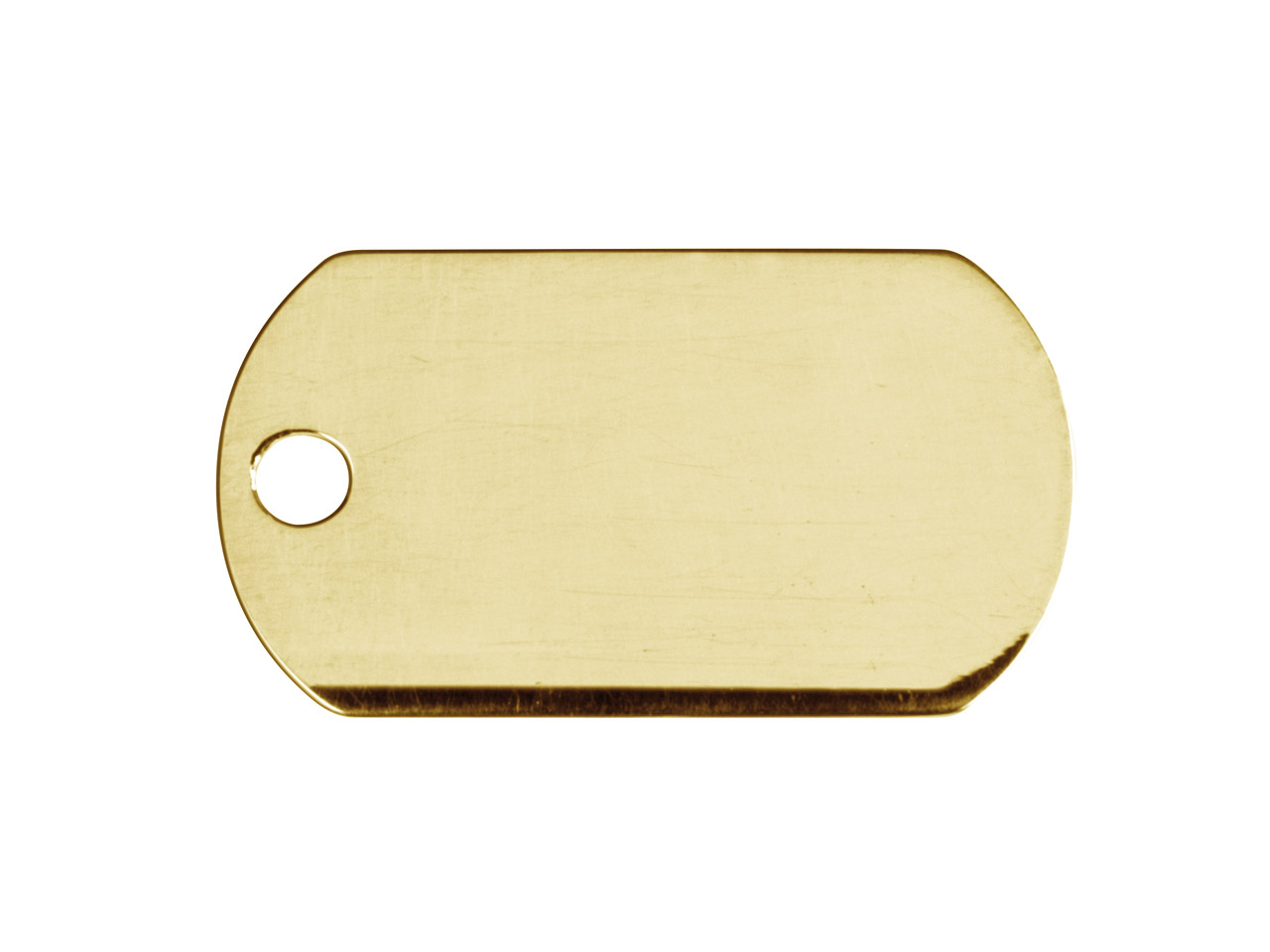 Gold Filled Plain Dog Tag 22x13mm Stamping Blank Questions & Answers