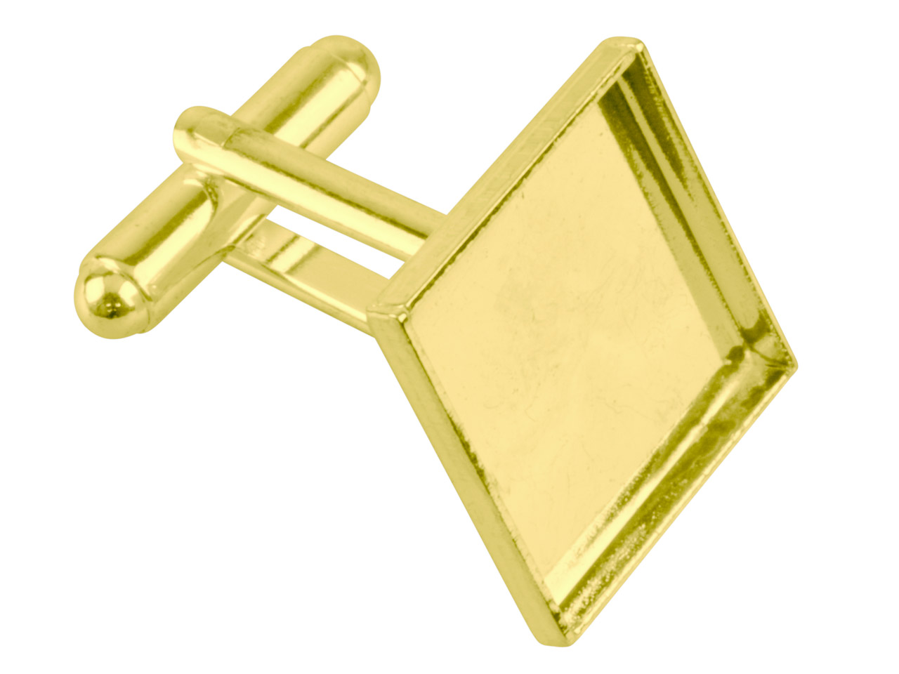 Gold Plated Cufflink 17mm Square Cup Pack of 6 Questions & Answers