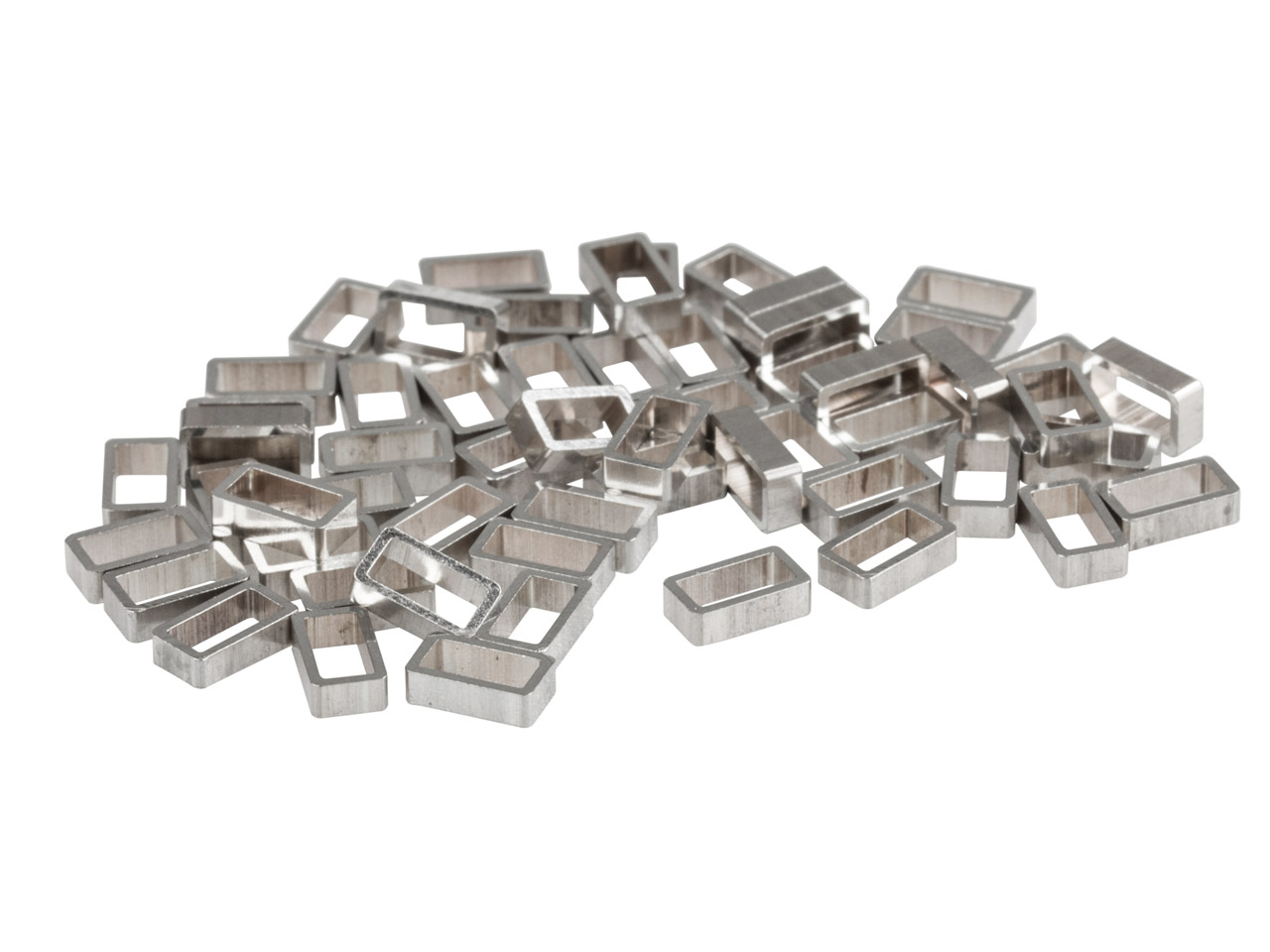 Sterling Silver Rectangular Tube Runners H7885 5mm X 3.1mm, 1.58 Length, 0.46mm Wall, 100% Recycled Silver Questions & Answers