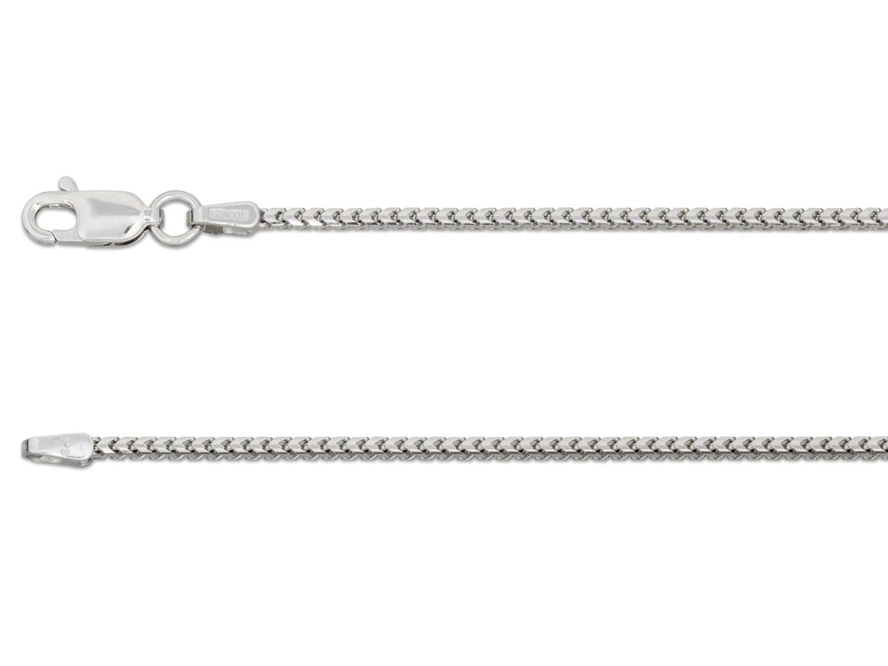 9ct White Gold 1.5mm Franco Chain 18 Questions & Answers