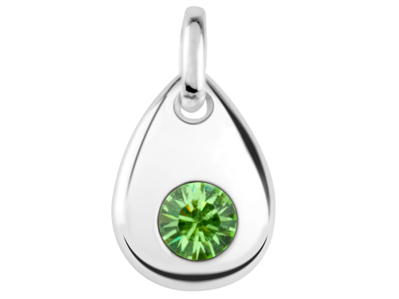 Sterling Silver Pendant August Birthstone 4mm Peridot Crystal Questions & Answers