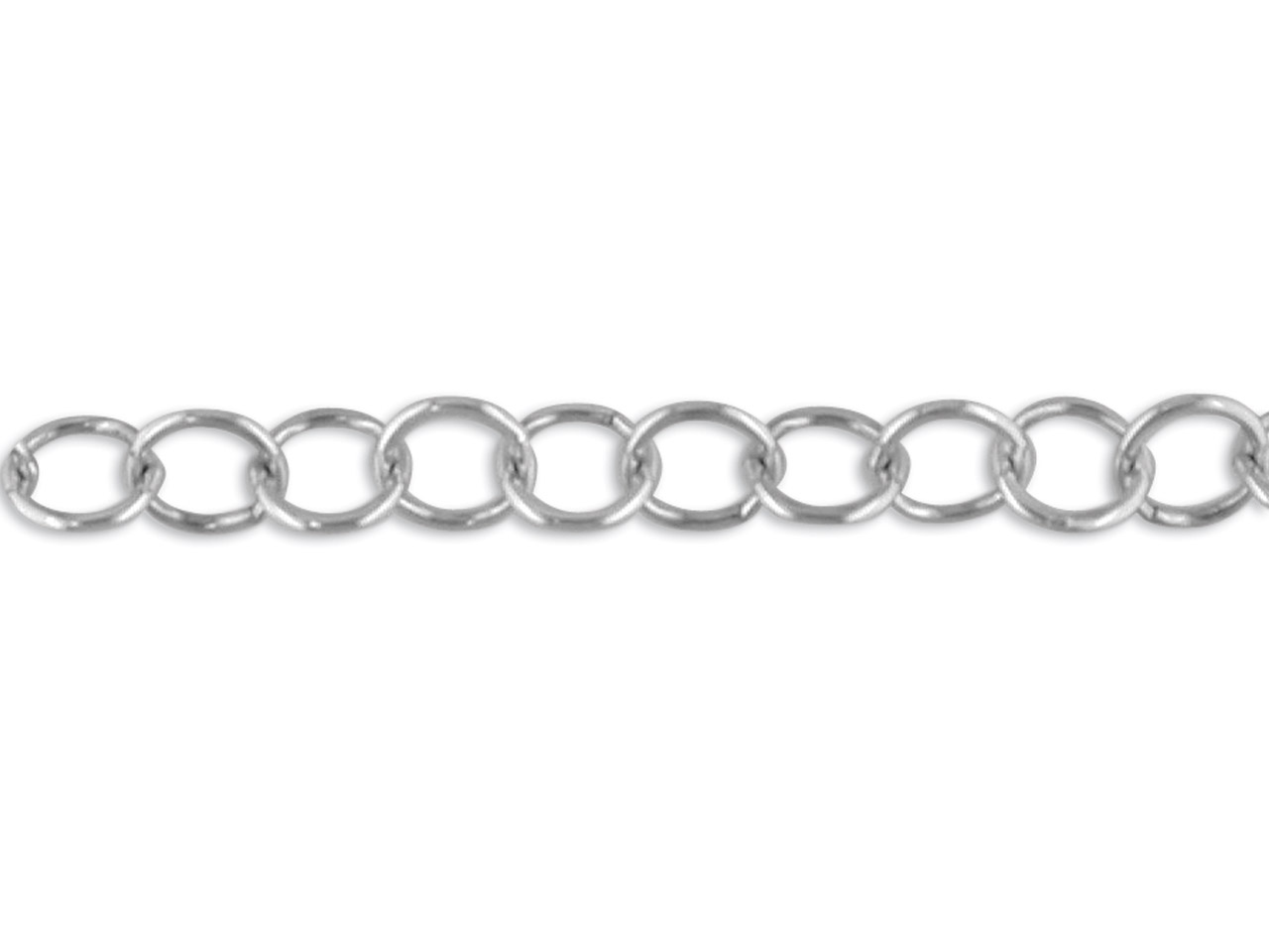 Sterling Silver 9.5mm Loose Round Link Chain, 100% Recycled Silver Questions & Answers