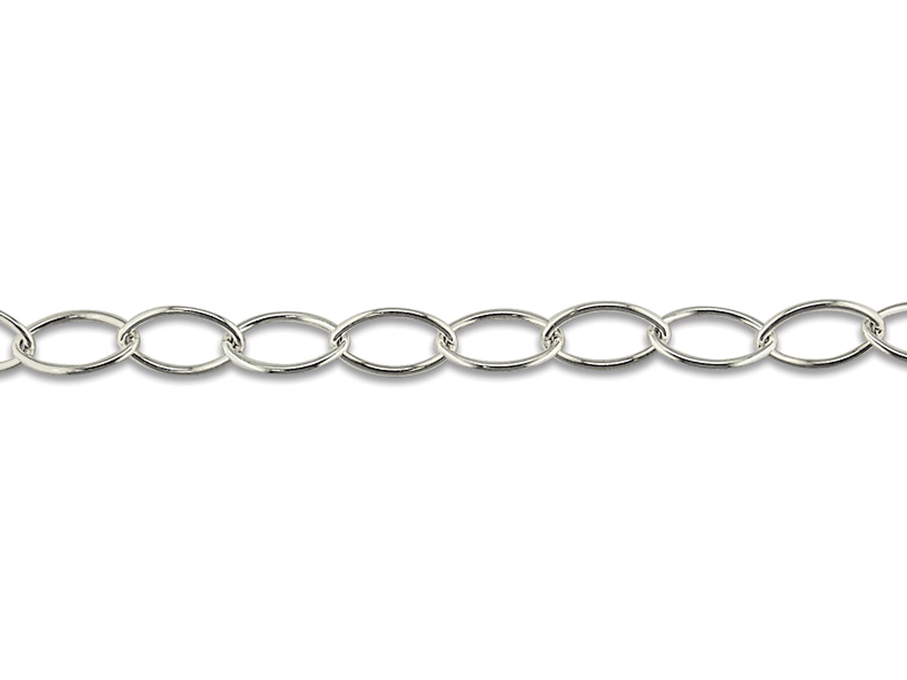 Sterling Silver 6.0mm Loose Navette Trace Chain, 100% Recycled Silver Questions & Answers