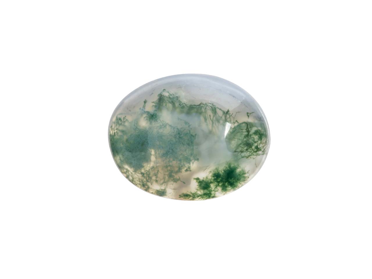 Moss Agate, Oval Cabochon 10x8mm Questions & Answers