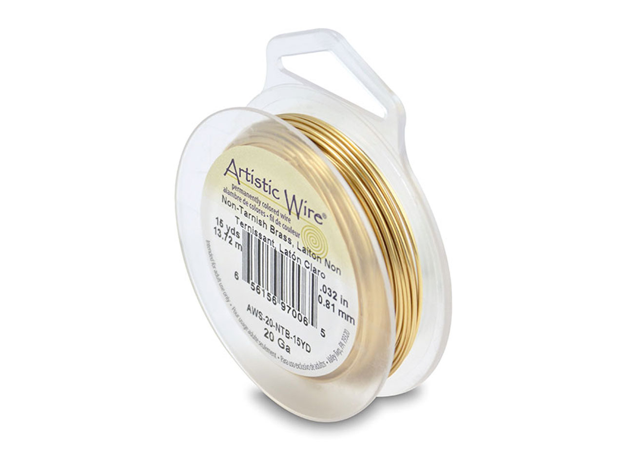 Beadalon Artistic Wire 20 Gauge Tarnish Resistant Brass 0.81mm X 13.7m Questions & Answers