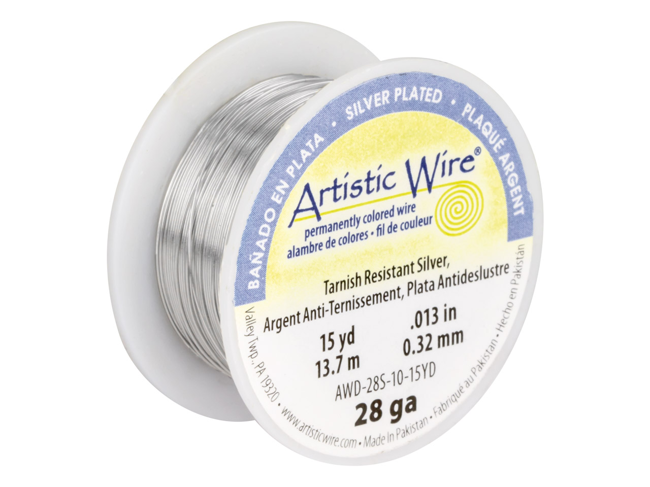 Beadalon Artistic Wire 28 Gauge Silver Plated 0.32mm X 13.7m Questions & Answers