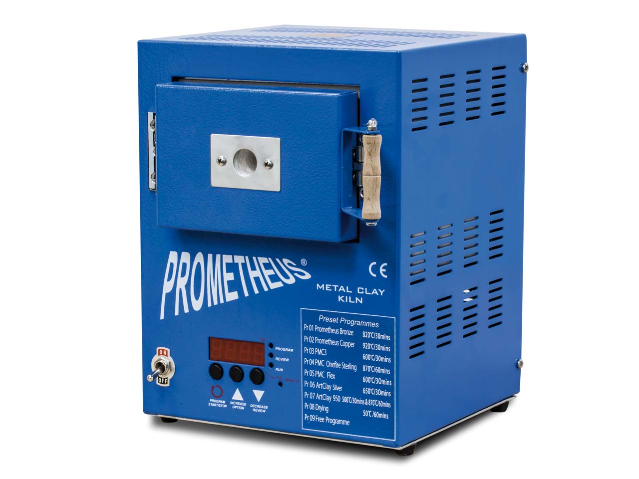 Do you have instructions for Prometheus Mini Kiln PRO-1 Prg Preset Formetal Clay?