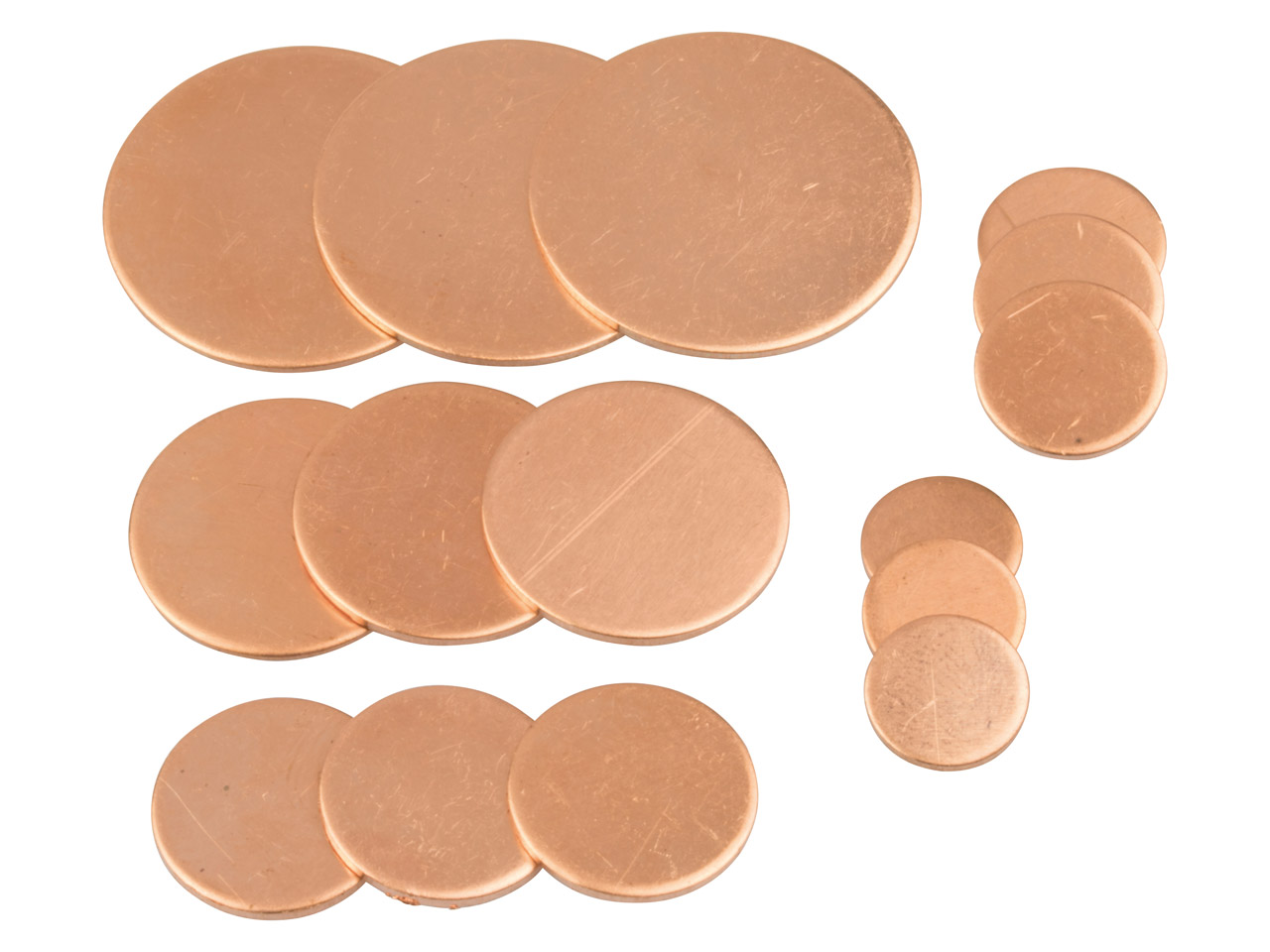 Copper Blanks Mixed Set, Discs Mix 10mm To 25mm Questions & Answers