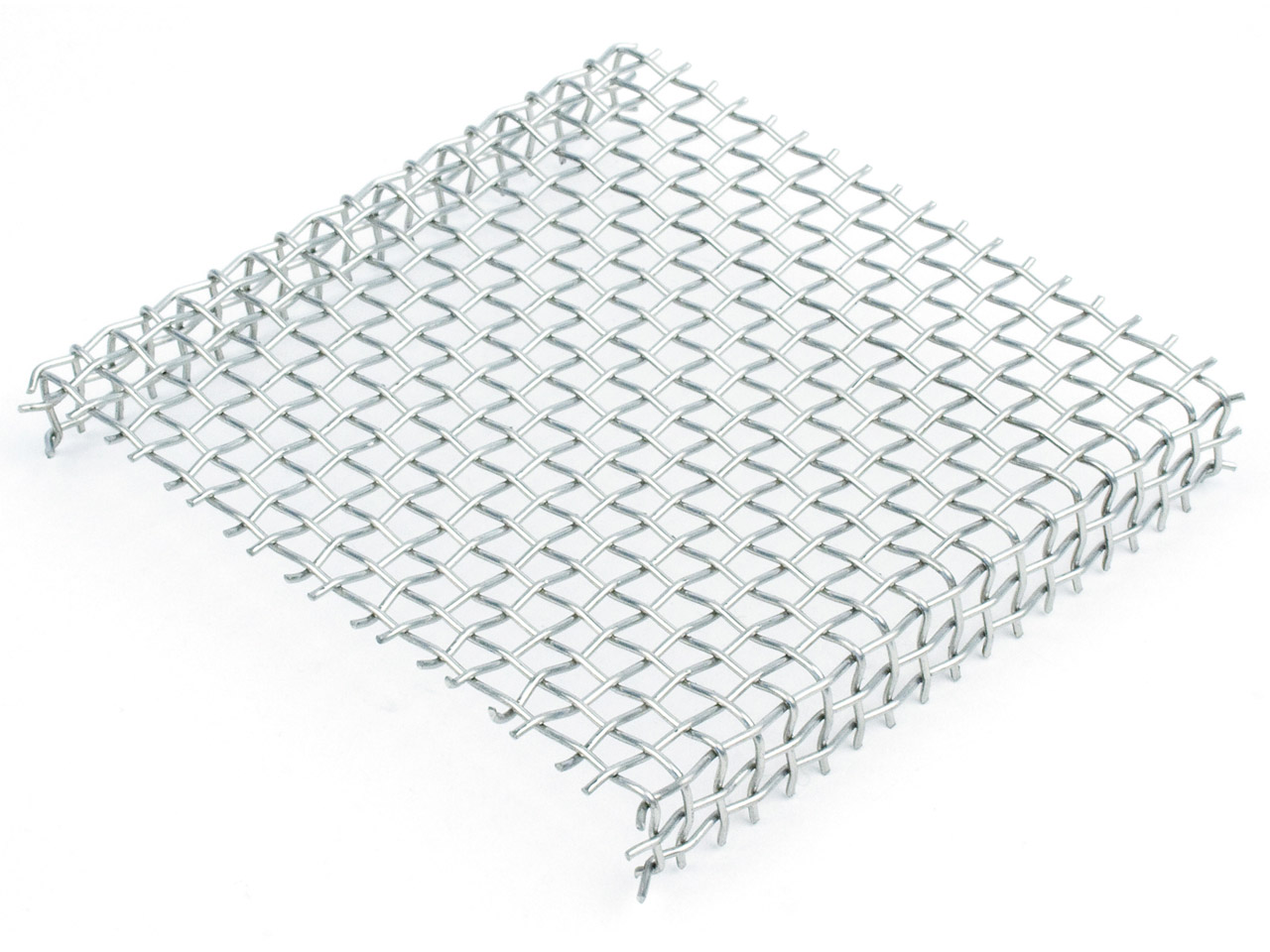 Standard Woven Mesh Rack Stainless Steel Pre Shaped 75x75mm Questions & Answers