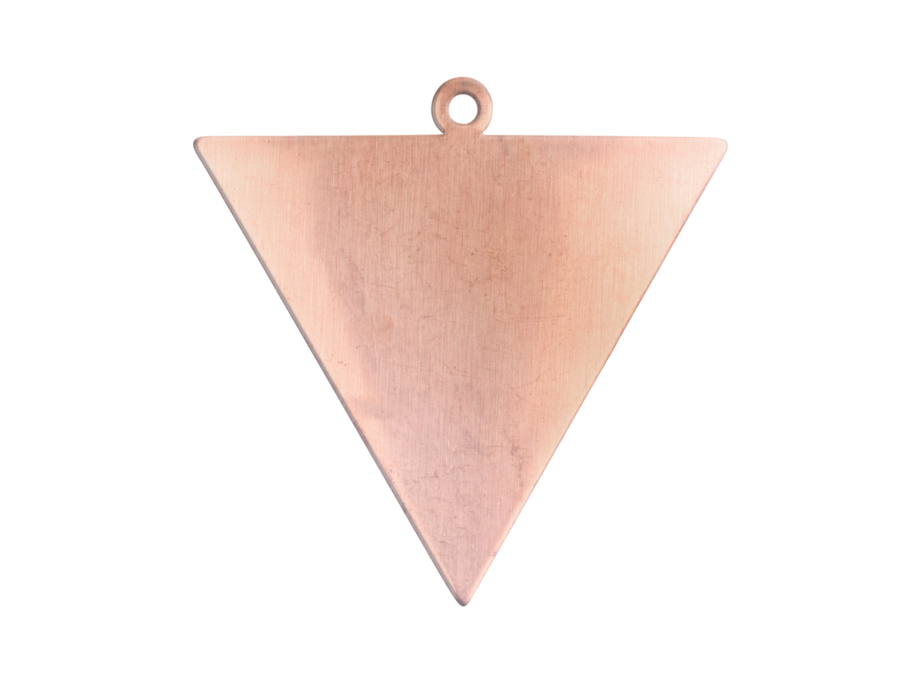 Copper Pendant Blank, Pack of 6, 35.0mm X 0.9mm Reverse Triangle Questions & Answers