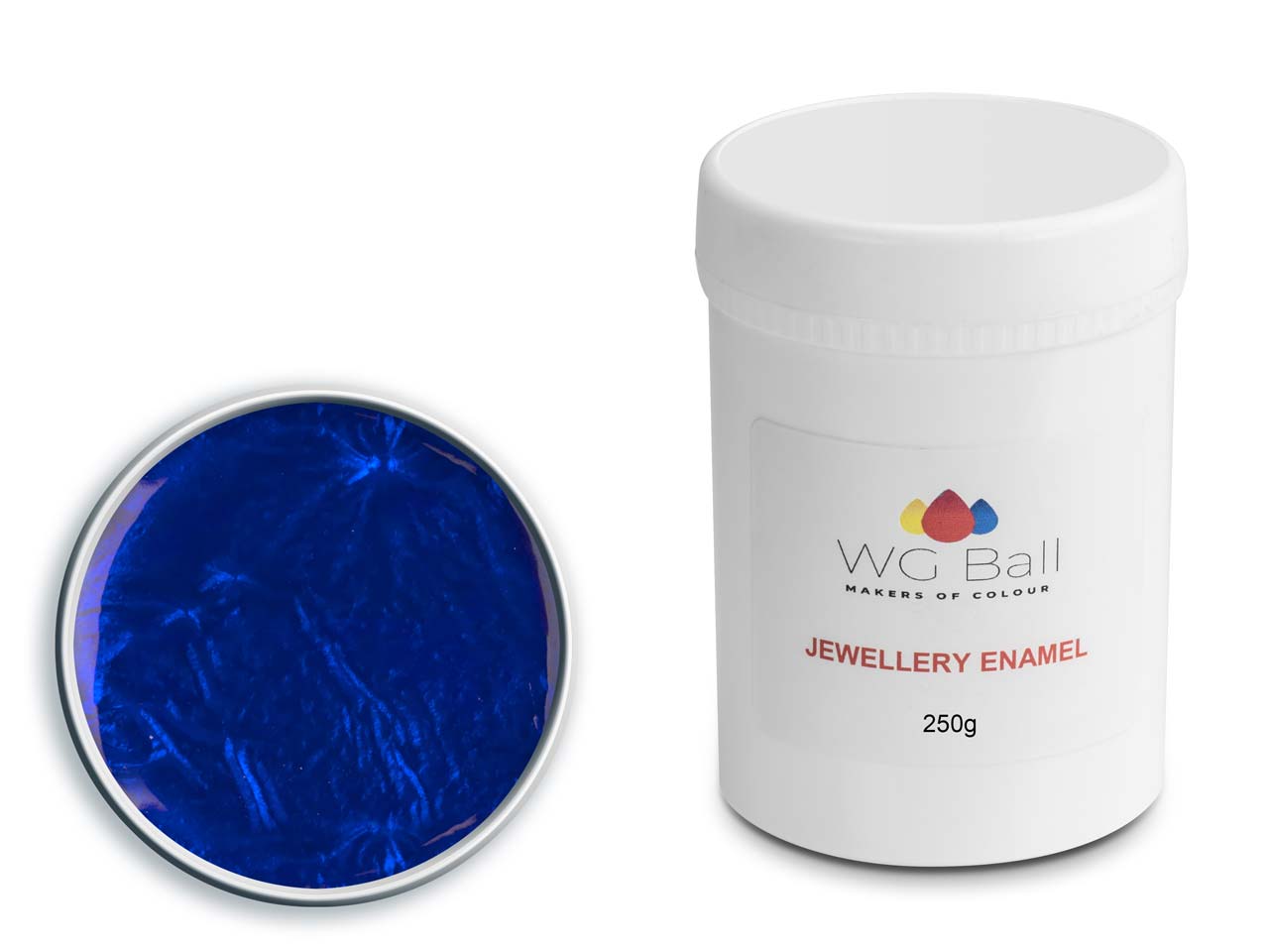 WG Ball Transparent Enamel Royal Blue 469 250g Lead Free Questions & Answers