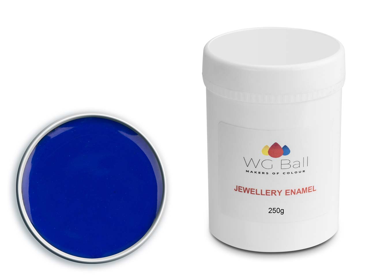 Do you have a safety data sheet for WG Ball Opaque Enamel Royal Blue 613 250g Lead Free?