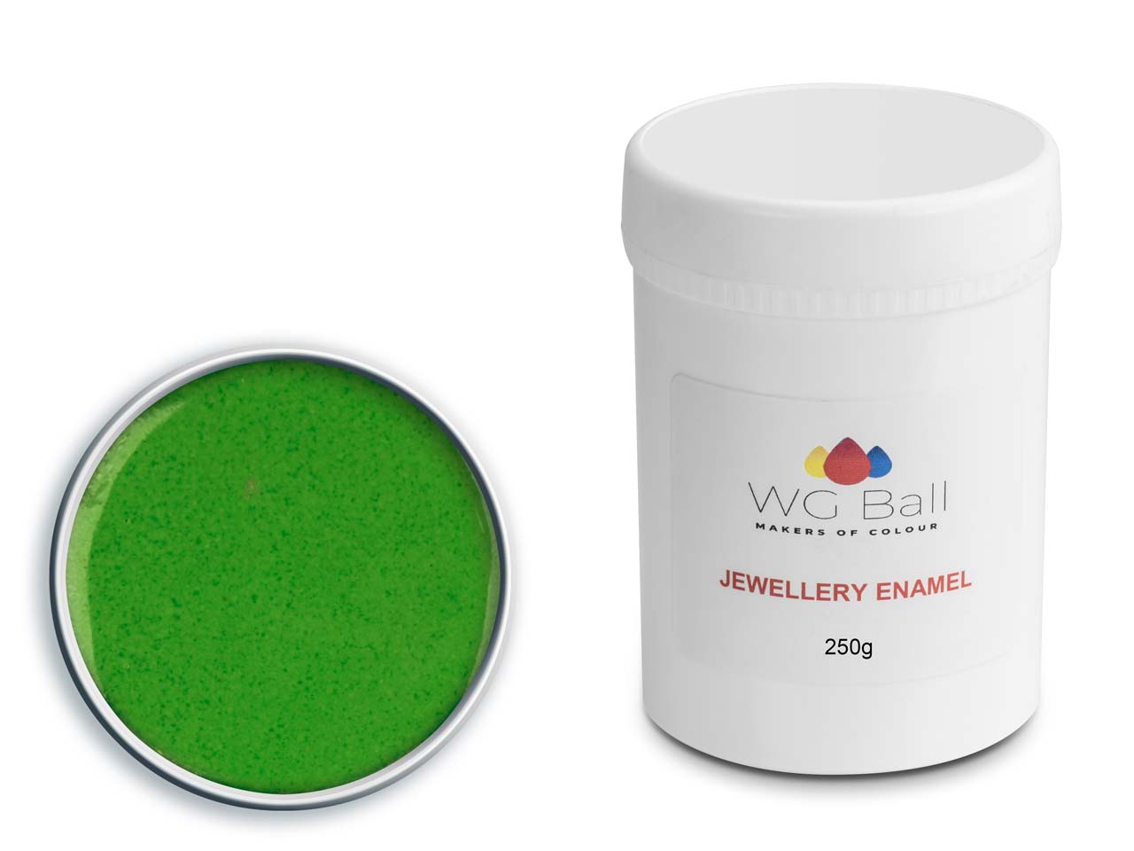 Do you have a safety data sheet for WG Ball Opaque Enamel Grass Green 686 250g Lead Free?