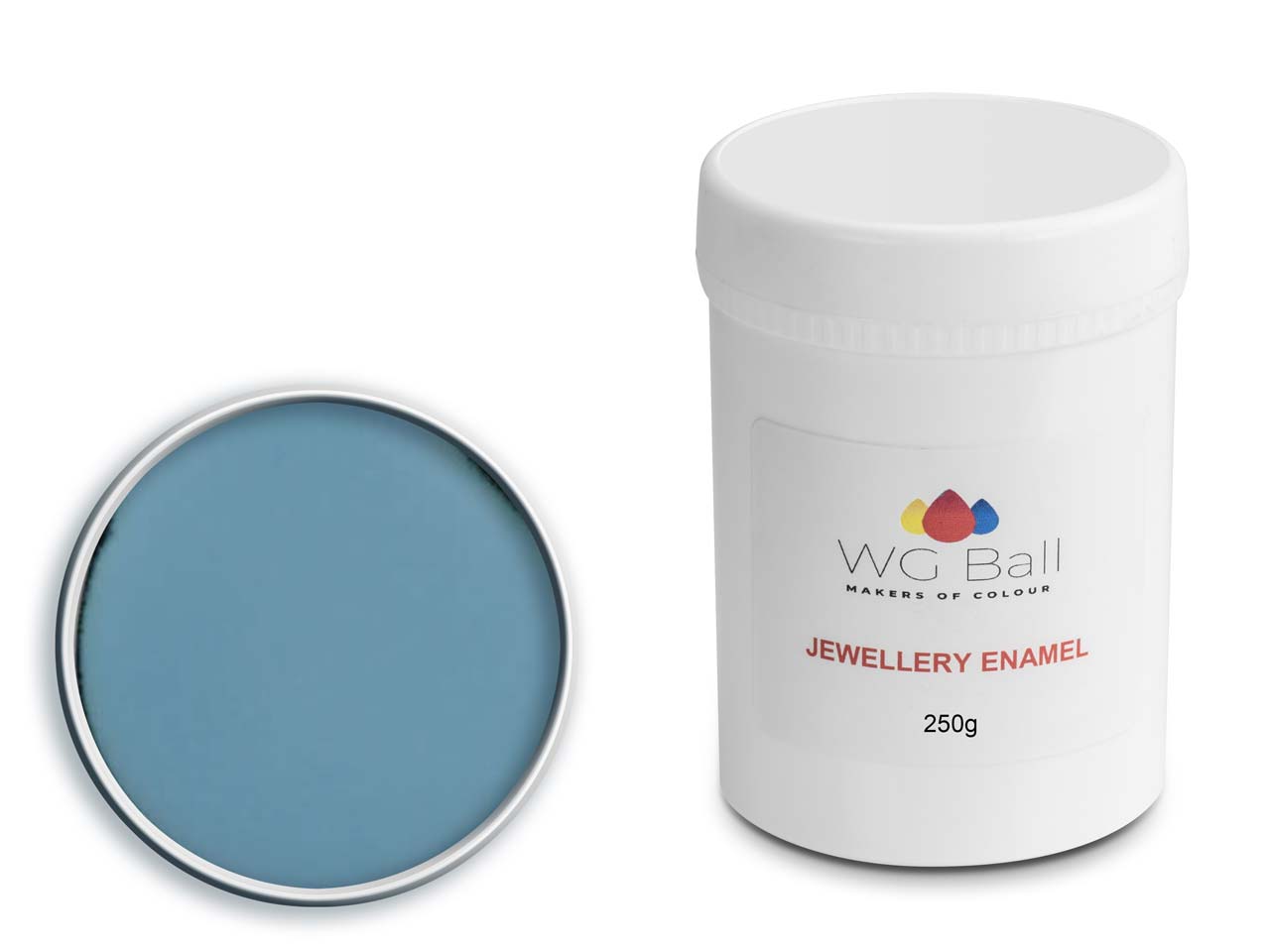 Do you have a safety data sheet for WG Ball Opaque Enamel Sky Blue 617 250g Lead Free?