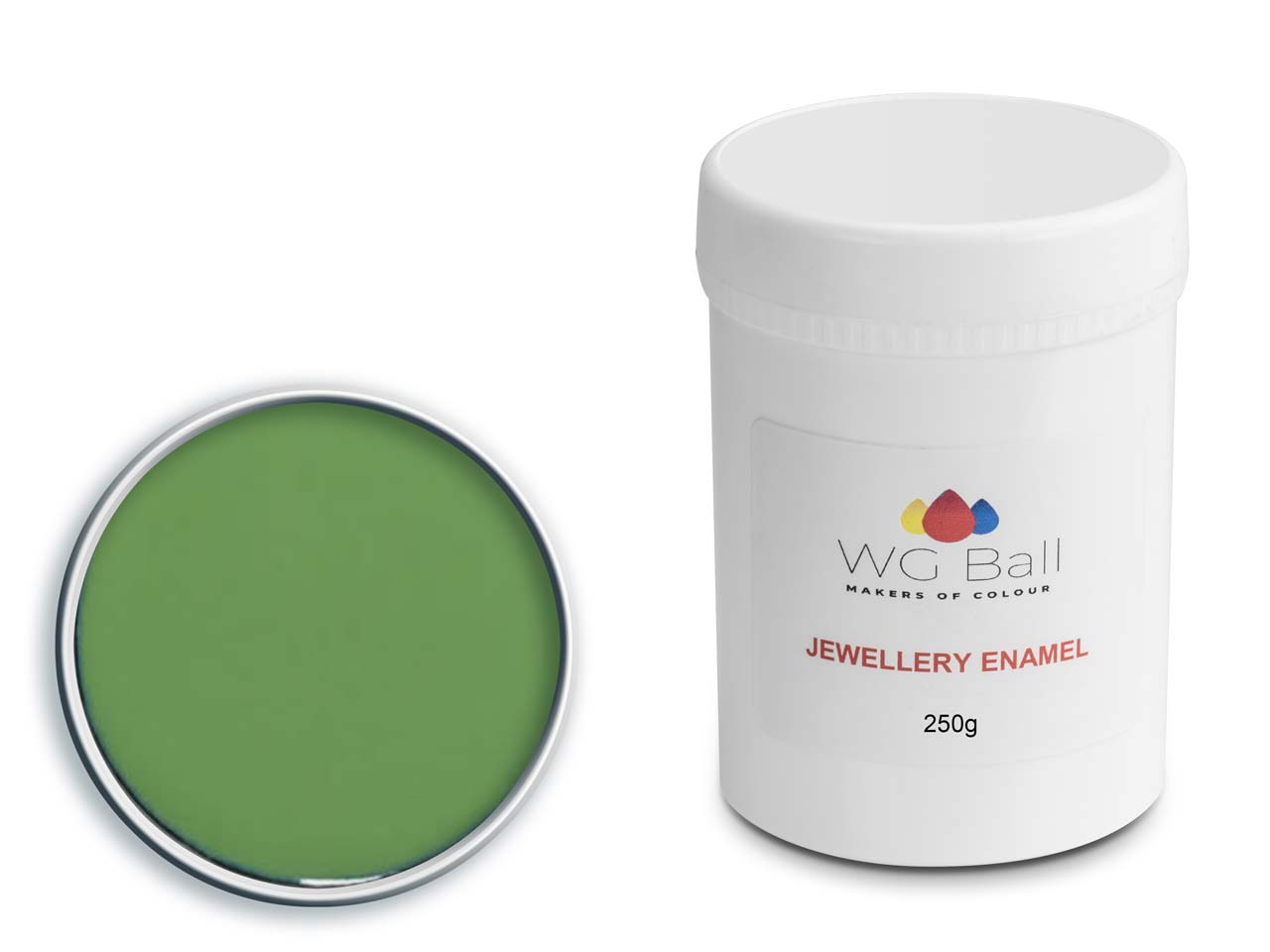 WG Ball Opaque Enamel Celadon Green 664 250g Lead Free Questions & Answers