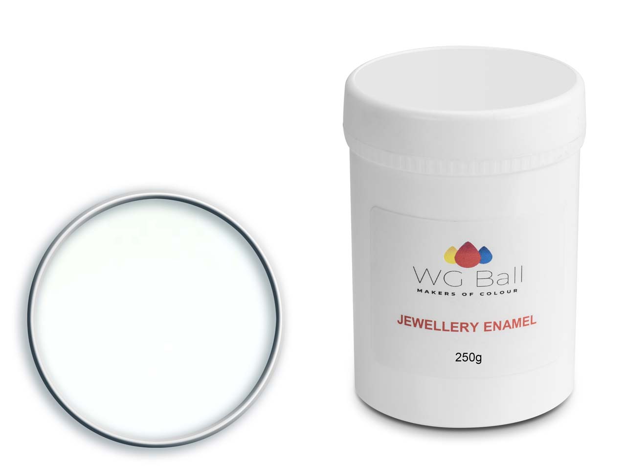 Do you have a safety data sheet for WG Ball Wet Process Enamel White 12541 250g Lead Free?