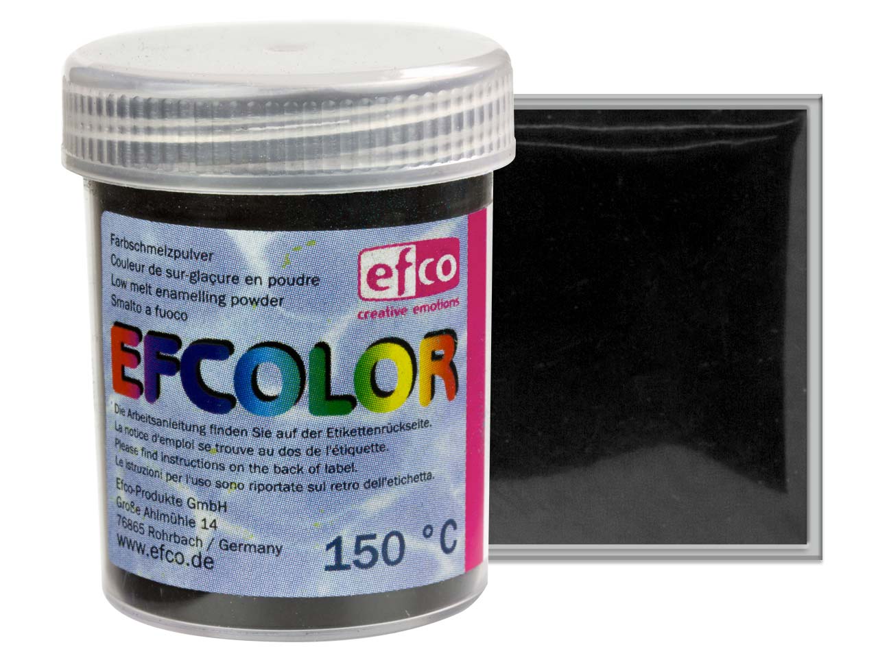 Efcolor Enamel Black 25ml Questions & Answers