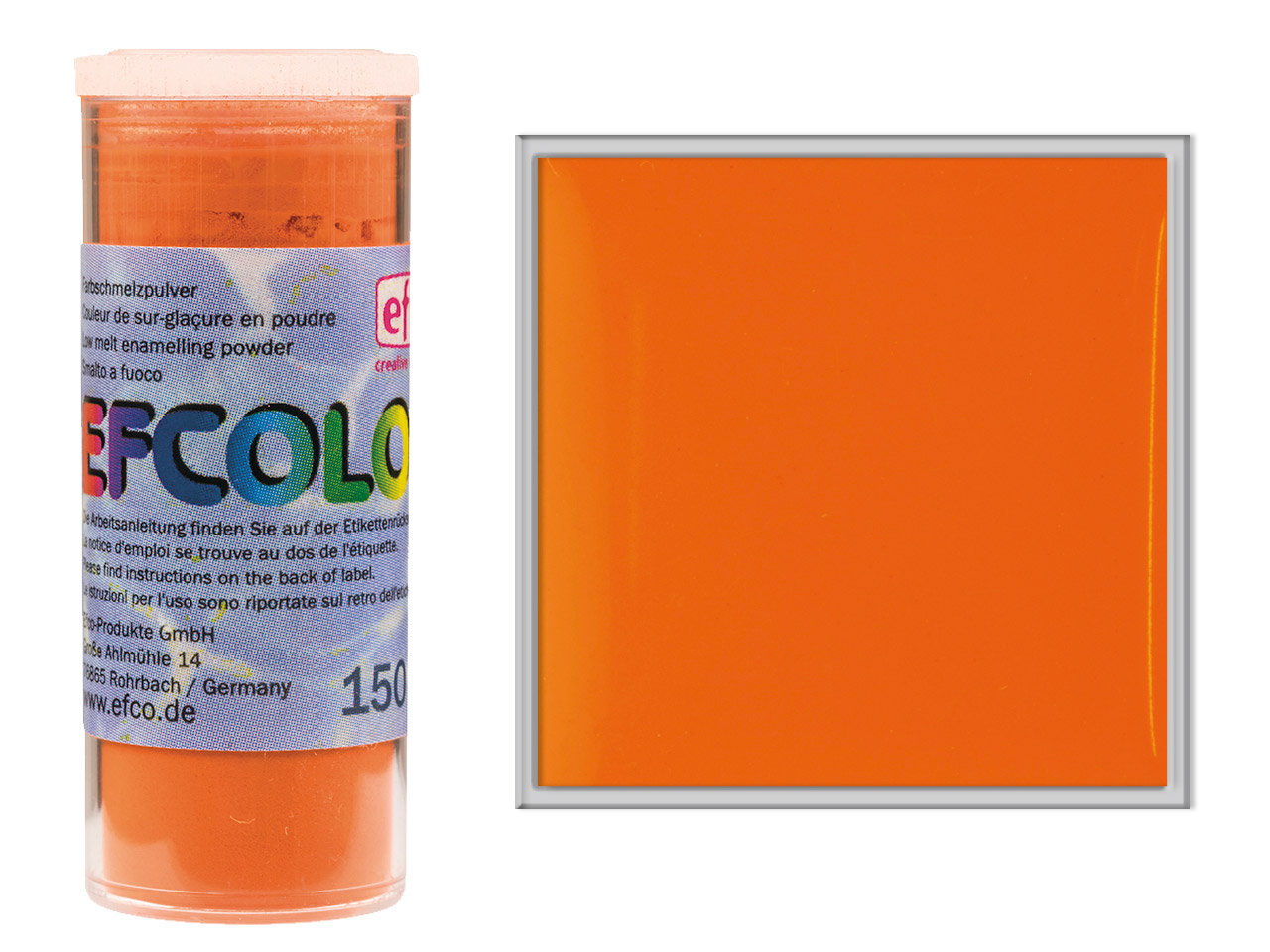 Do you have a safety data sheet for Efcolor Enamel Orange 10ml?