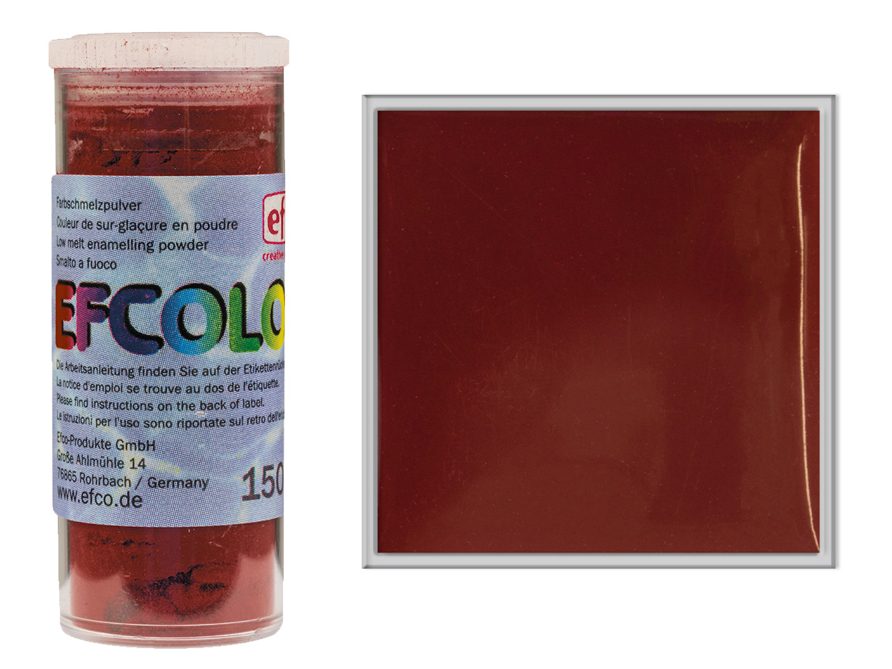 Do you have a safety data sheet for Efcolor Enamel Dark Red 10ml?