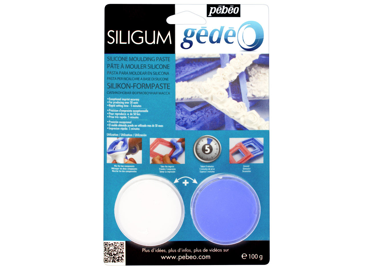 Can the Gedeo Siligum Moulding Compound for professional jewellery casting?