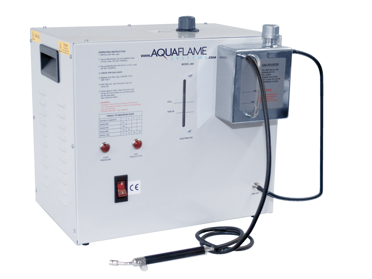 Aquaflame Micro Welder, Model 800 Un1813 Questions & Answers