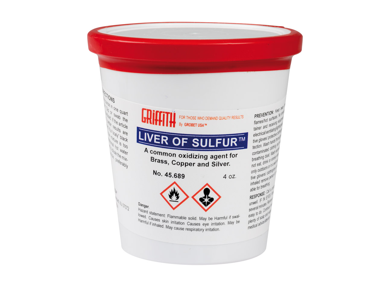 Do you have a safety data sheet for Patina Dry Form Liver Of Sulphur UN3262?