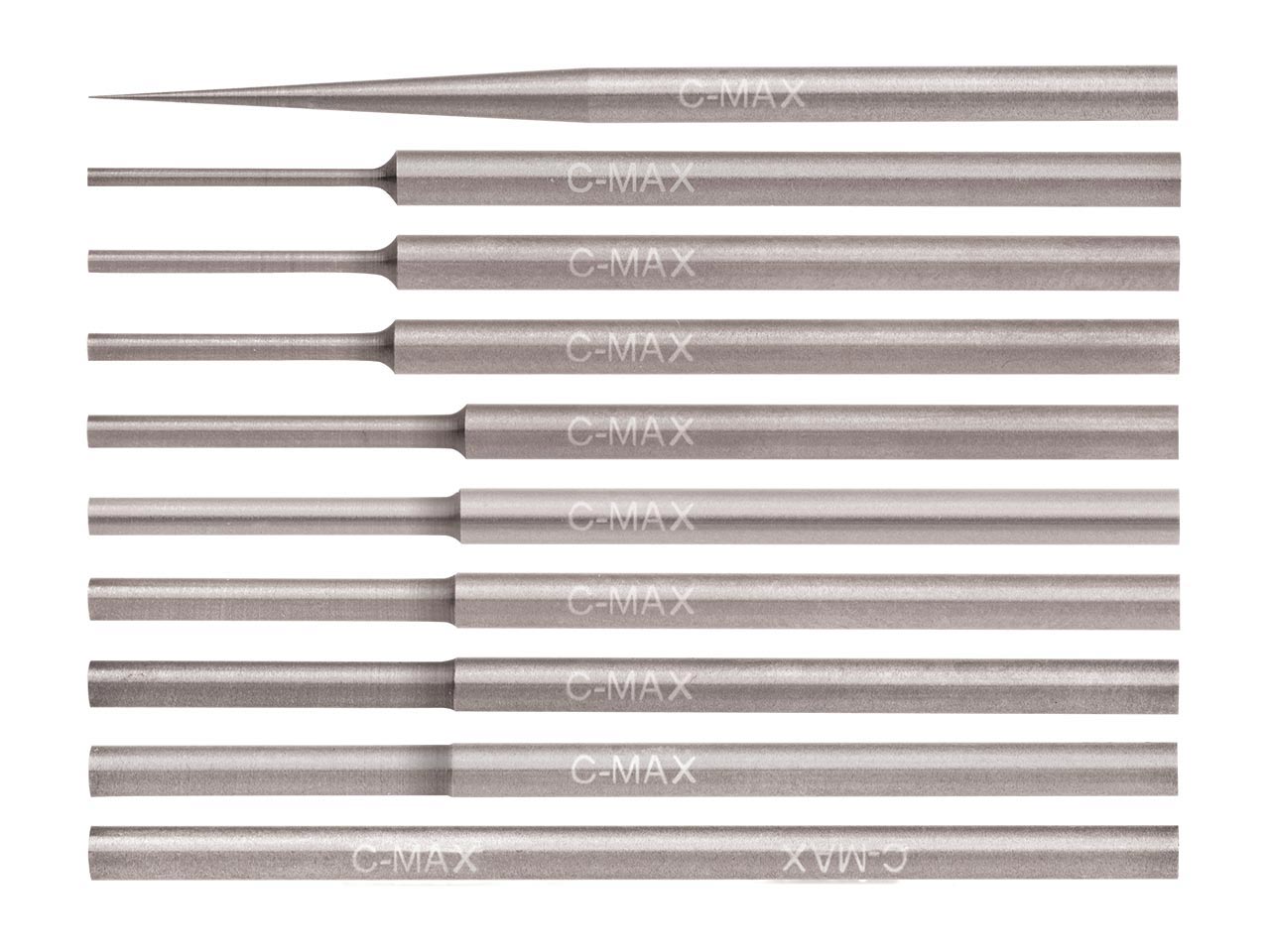 GRS® C-Max Carbide Stepped Round Graver 10 Piece Set Questions & Answers