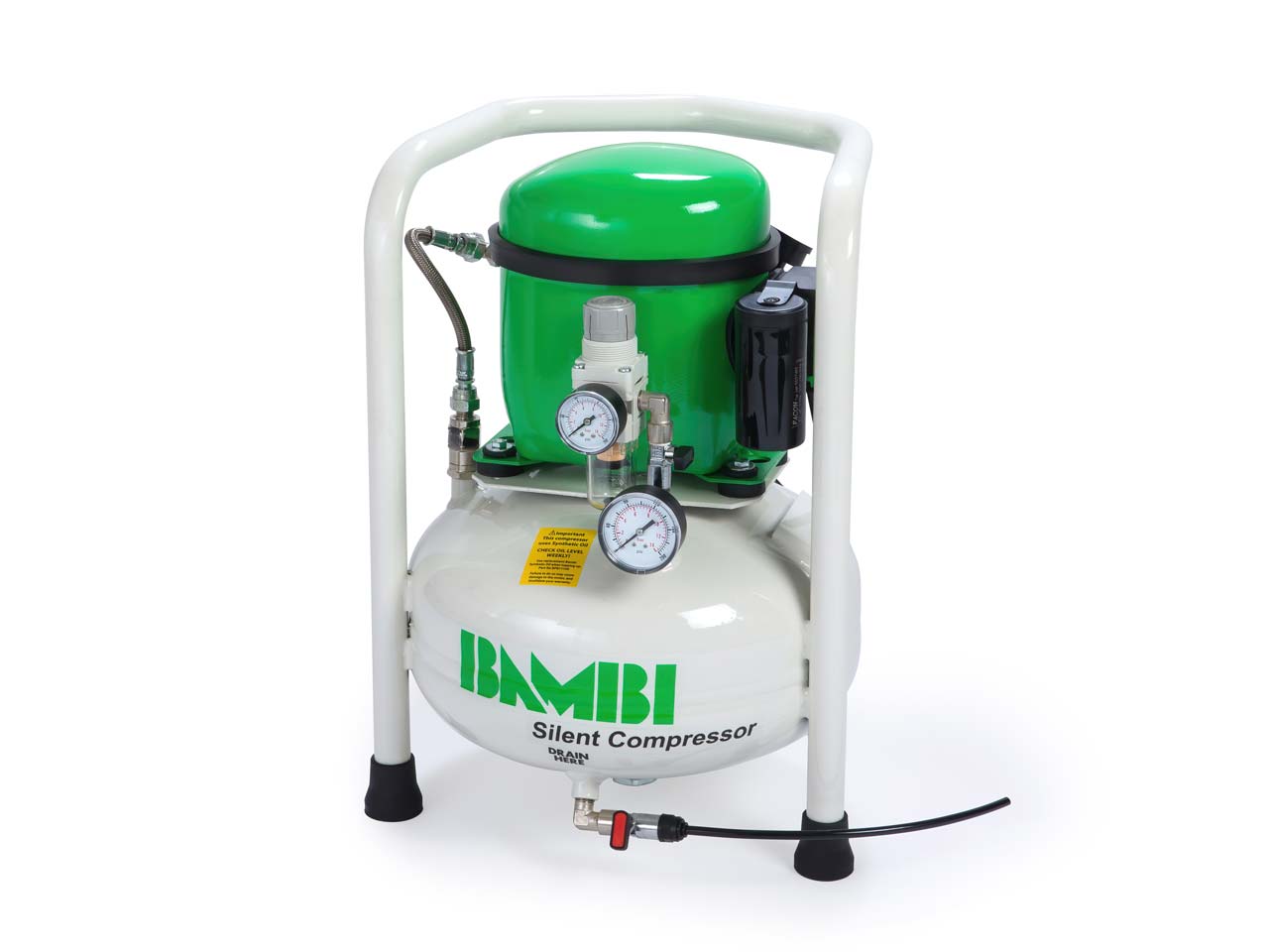 Bambi BB8 0.5hp, 8 Bar 9 Litre Capacity Compressor Questions & Answers