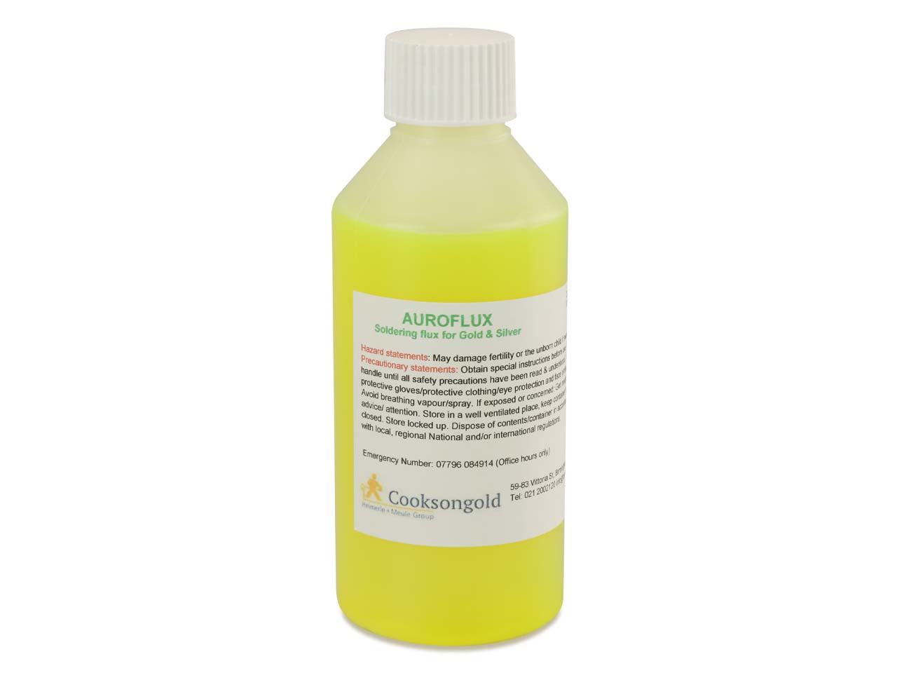 Do you have a safety data sheet for Auroflux Soldering Fluid 250ml?